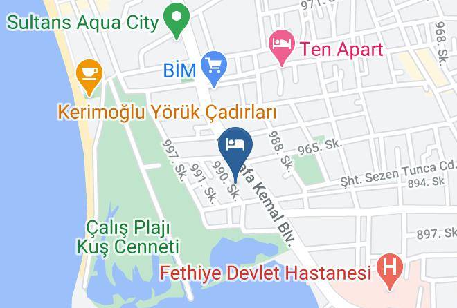 Fethiye - Dost Hotel Maps