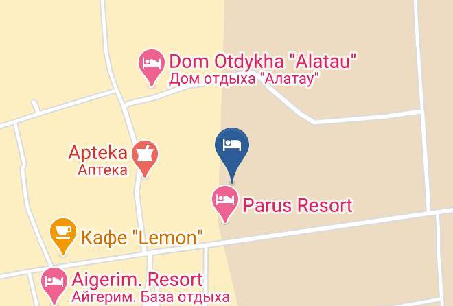 East Kazakhstan Region - Dostyq Resort Hotel Maps