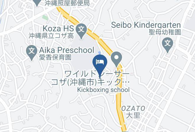 Okinawa City - Dot Hotel Okinawa Maps