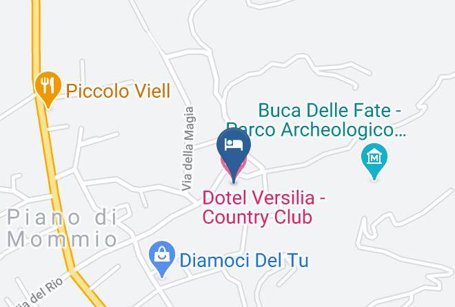 Lucca - Dotel Versilia Country Club Maps