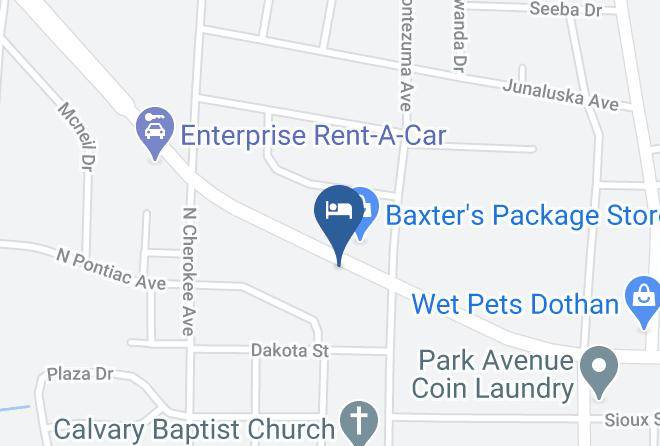 Houston - Dothan Motor Lodge Maps