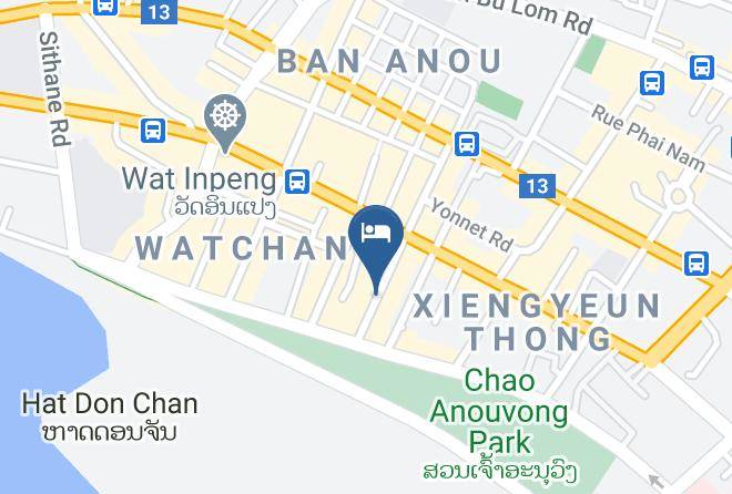 Vientiane - Douang Deuane Hotel Maps