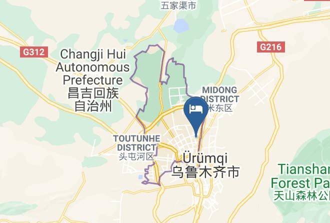 Urumqi - Double Dove Peace International Hotel Maps