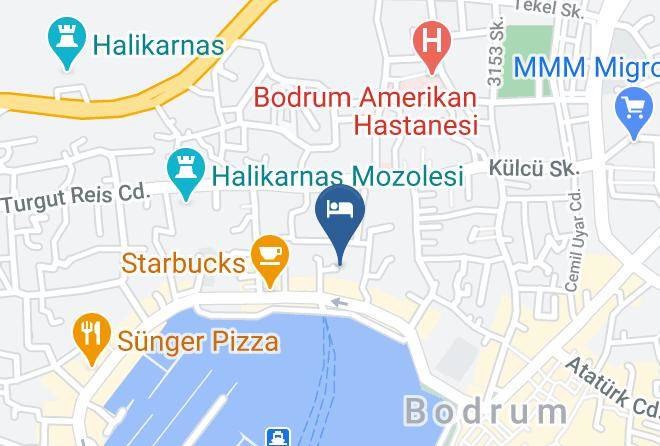 Bodrum - Double Inn Marina Hotel Maps