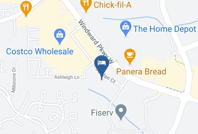 Doubletree By Hilton Hotel Atlanta Alpharetta Map