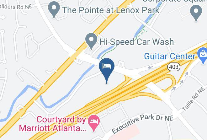 Dekalb - Doubletree By Hilton Hotel Atlanta North Druid Hills Emory Area Maps