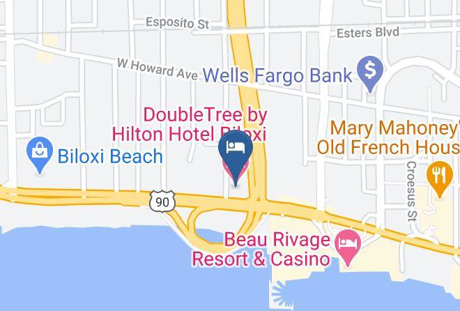 Harrison - Doubletree By Hilton Hotel Biloxi Maps