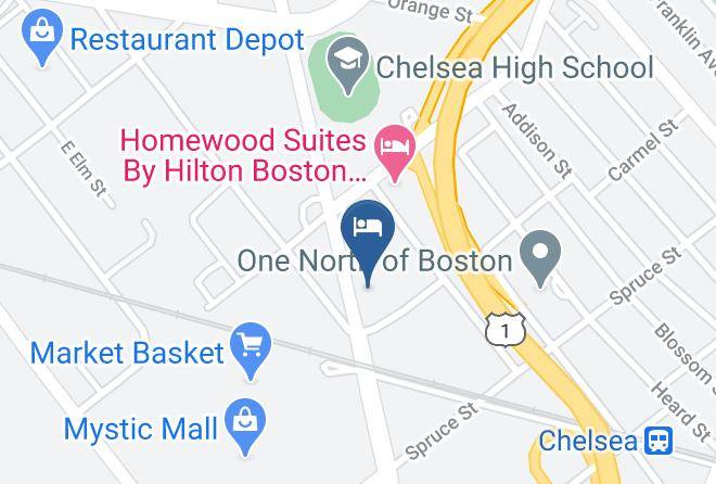 Suffolk - Doubletree By Hilton Boston Logan Airport Chelsea Maps