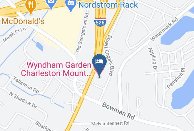 Charleston - Doubletree By Hilton Charleston Mount Pleasant Maps