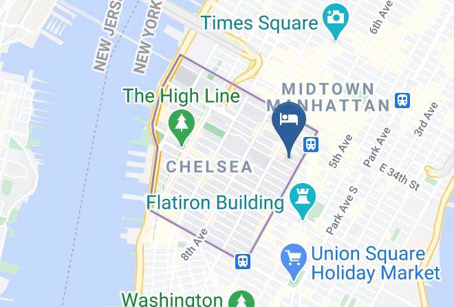 New York - Doubletree By Hilton Hotel New York City Chelsea Maps