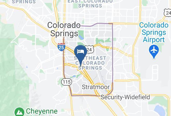 El Paso - Doubletree By Hilton Hotel Colorado Springs Maps