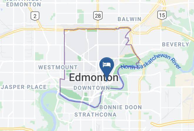 Doubletree By Hilton Edmonton Downtown Map