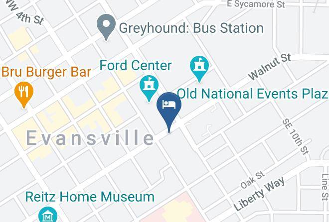 Vanderburgh - Doubletree By Hilton Evansville Maps