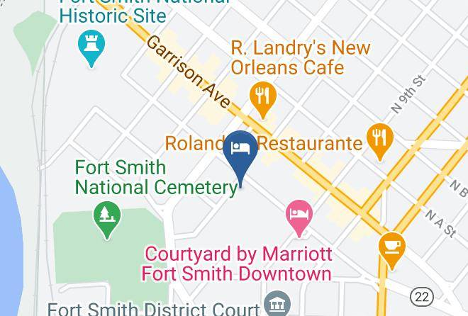 Sebastian - Wyndham Fort Smith City Center Maps