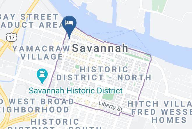 Doubletree By Hilton Hotel Savannah Historic District Map