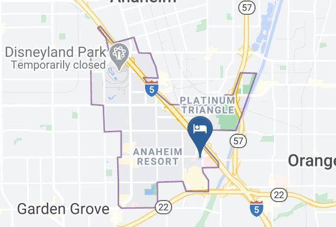 Orange - Doubletree By Hilton Hotel Anaheim Orange County Maps