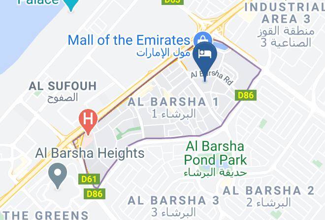 Dubai - Doubletree By Hilton Hotel And Residences Dubai Al Barsha Maps