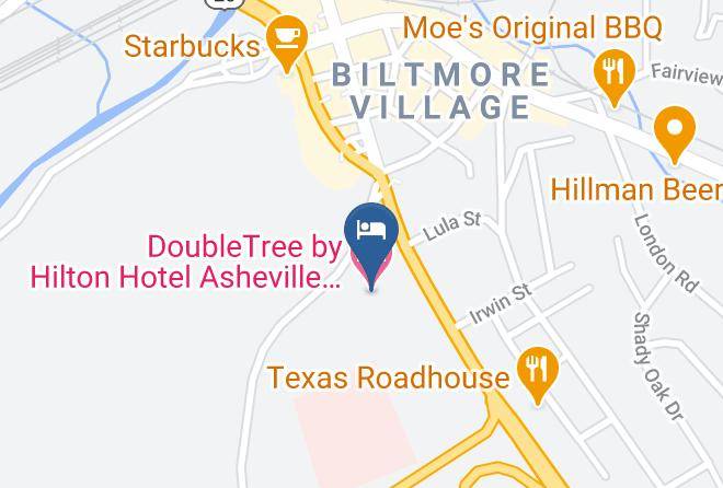 Buncombe - Doubletree By Hilton Hotel Asheville Biltmore Maps
