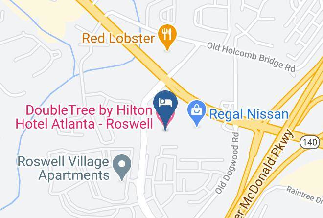 Fulton - Doubletree By Hilton Hotel Atlanta Roswell Maps
