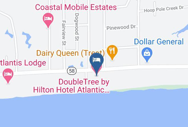 Carteret - Doubletree By Hilton Hotel Atlantic Beach Oceanfront Maps