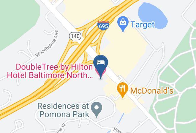 Baltimore - Doubletree By Hilton Hotel Baltimore North Pikesville Maps