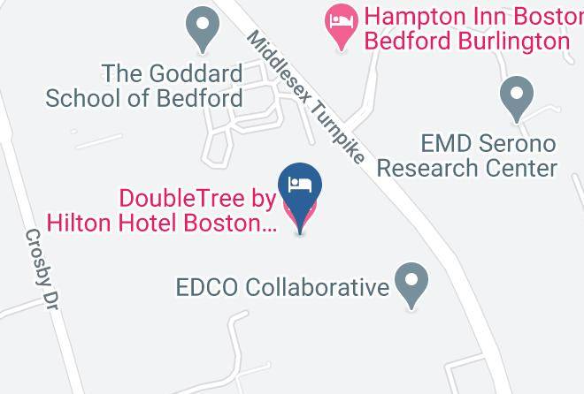 Middlesex - Doubletree By Hilton Hotel Boston Bedford Glen Maps