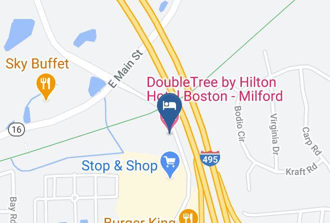 Worcester - Doubletree By Hilton Hotel Boston Milford Maps
