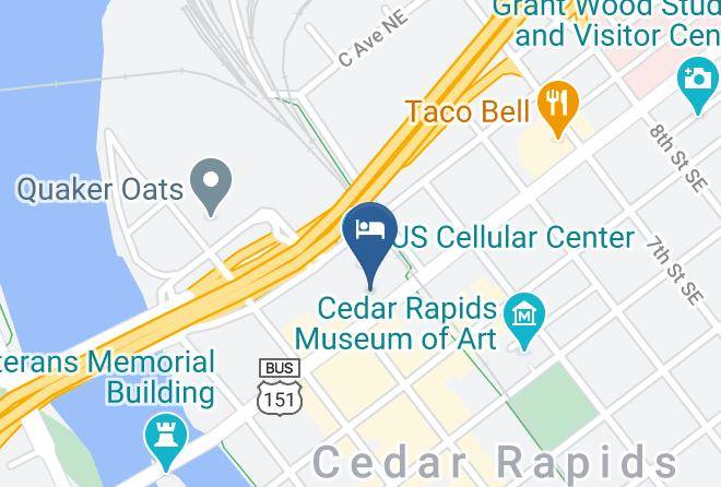 Linn - Doubletree By Hilton Hotel Cedar Rapids Convention Complex Maps