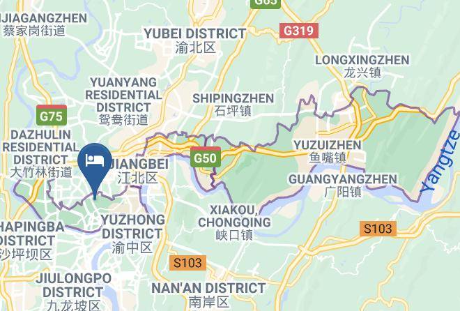 Doubletree By Hilton Hotel Chongqing North (重庆江北希尔顿逸林酒店) Map