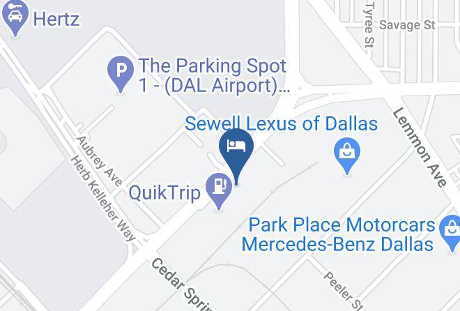 Dallas - Doubletree By Hilton Hotel Dallas Love Field Maps
