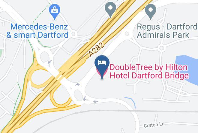 Kent - Doubletree By Hilton Hotel Dartford Bridge Maps