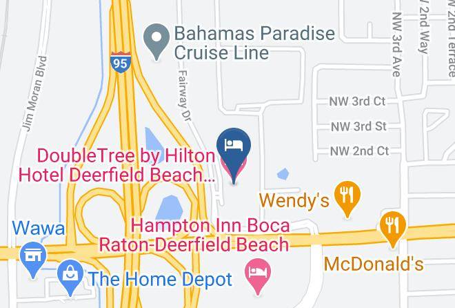 Broward - Doubletree By Hilton Hotel Deerfield Beach Boca Raton Maps