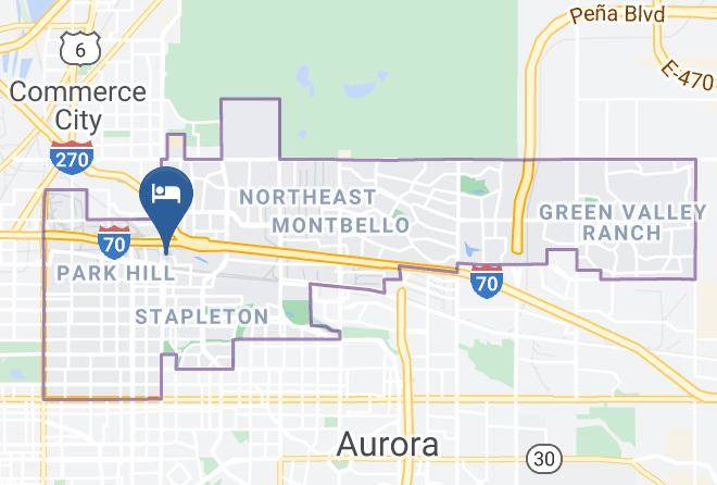 Denver - Doubletree By Hilton Hotel Denver Stapleton North Maps