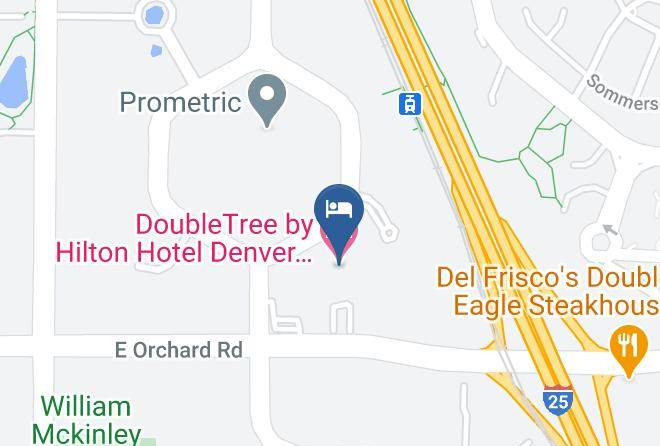 Doubletree By Hilton Hotel Denver Tech Center Map