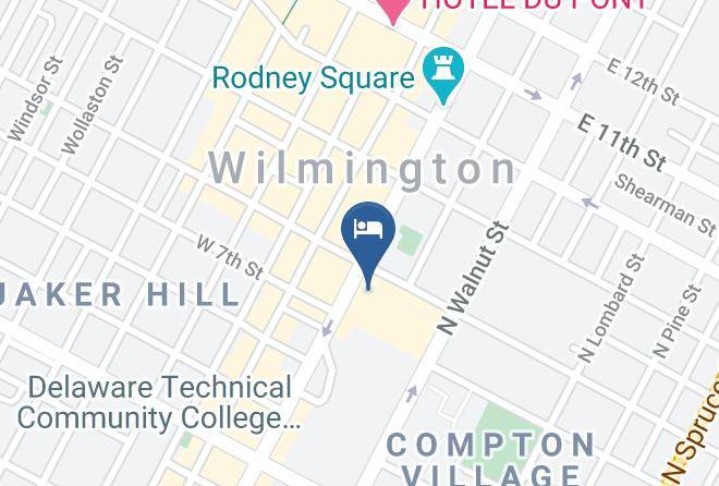 Doubletree By Hilton Hotel Downtown Wilmington Legal District Map