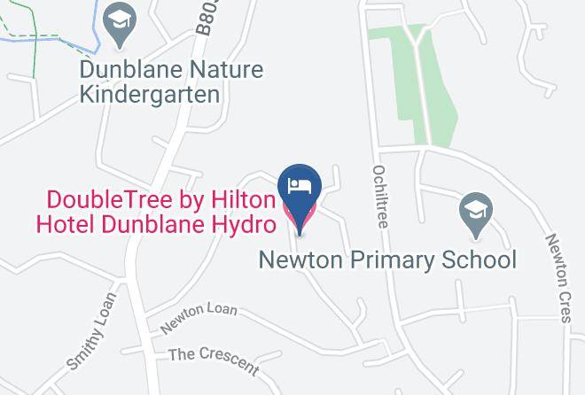 Doubletree By Hilton Hotel Dunblane Hydro Map