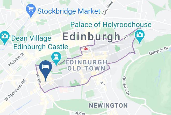 Doubletree By Hilton Hotel Edinburgh City Centre Map