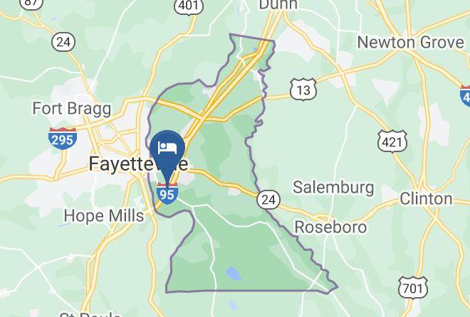 Doubletree By Hilton Hotel Fayetteville Map