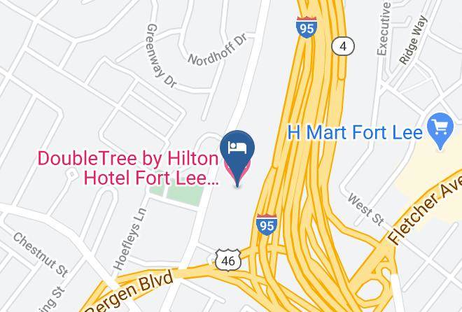 Bergen - Doubletree By Hilton Hotel Fort Lee George Washington Bridge Maps