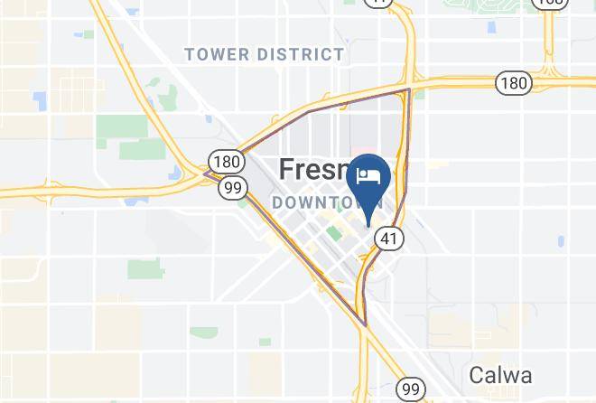 Fresno - Doubletree By Hilton Hotel Fresno Convention Center Maps