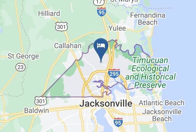 Doubletree By Hilton Hotel Jacksonville Airport Map