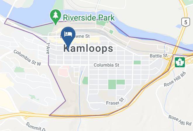 Thompson Nicola - Doubletree By Hilton Hotel Kamloops Maps