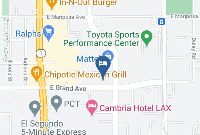 Los Angeles - Doubletree By Hilton Hotel Lax El Segundo Maps