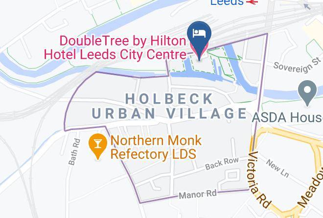 Doubletree By Hilton Hotel Leeds City Centre Map