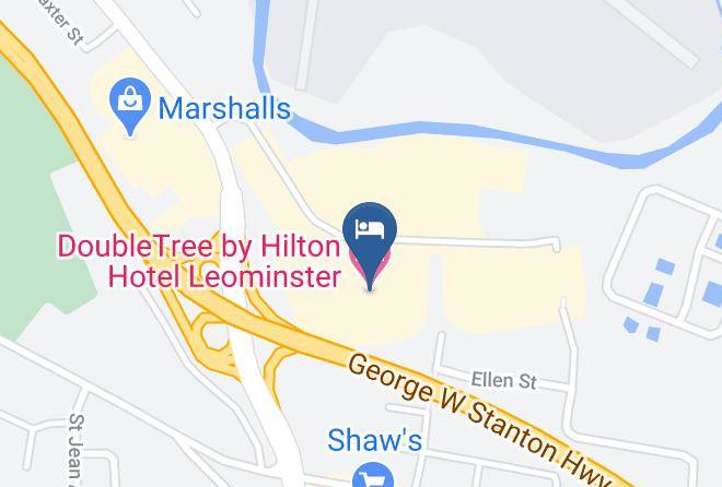 Doubletree By Hilton Hotel Leominster Map