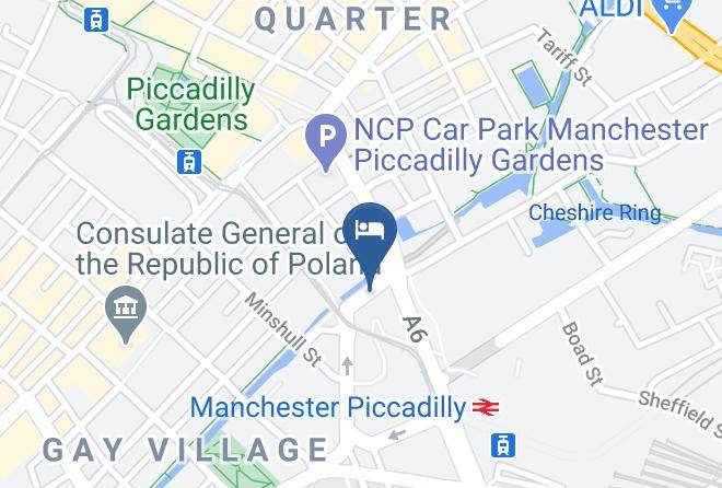 Greater Manchester - Doubletree By Hilton Hotel Manchester Piccadilly Maps