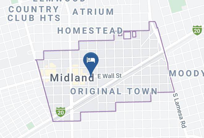 Midland - Doubletree By Hilton Hotel Midland Plaza Maps