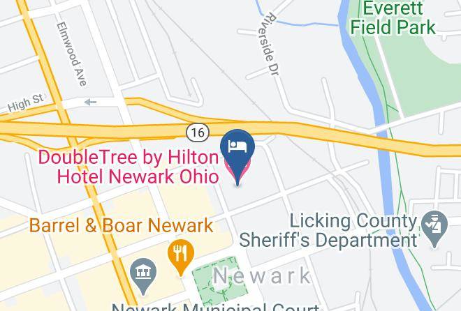 Licking - Doubletree By Hilton Hotel Newark Ohio Maps