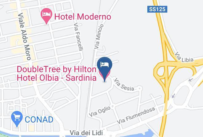 Sassari - Delta Hotels Olbia Sardinia Maps