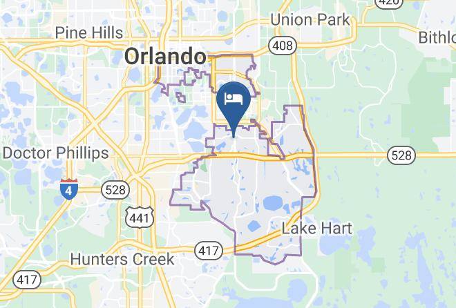 Orange - Doubletree By Hilton Hotel Orlando Airport Maps